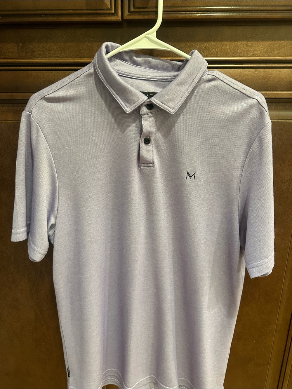 Men's Maven Lavender Polo Shirt with Subtle Logo